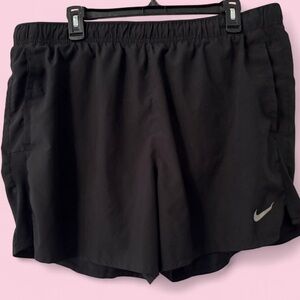 Nike Black Dri-FIT Running Shorts Women’s XL Lined Pockets Active Athleisure